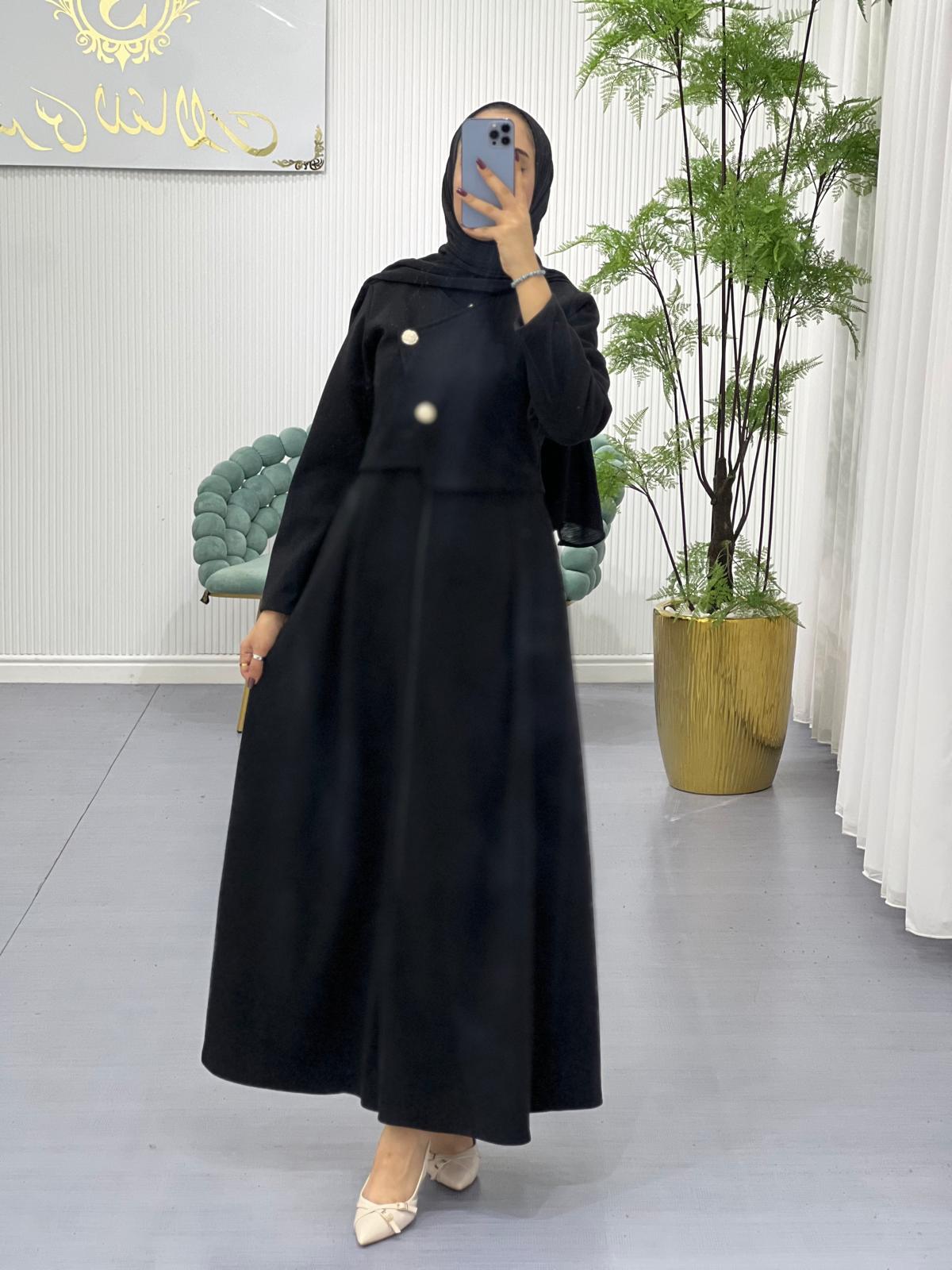 جلباب جوخ بأزرار